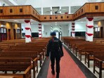 Satbrimob Polda Kepri Sterilisasi Sejumlah Gereja di Batam
