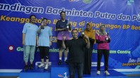 Semarak Hari Bakti ke-53, BP Batam Gelar Pertandingan Badminton Antar Pegawai