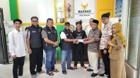 PWI Kepri dan PWI Batam Serahkan Donasi Duka Sumatra ke Baznas, Wujud Solidaritas Insan Pers