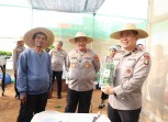 Polda Kepri Panen Perdana Hidroponik, Dukung Ketahanan Pangan Nasional