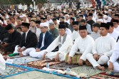 Ribuan Masyrakat Batam Shalat Hari Raya Idul Fitri di Dataran Engkuputri