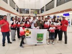 KONI Batam Lepas 16 Atlet Kempo Menuju Kejurnas Shorinji Kempo Wilayah I dan II Sumatera di Sawahlunto