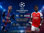 Malam Ini Final Liga Champions, PSG Berpeluang Kalahkan Arsenal