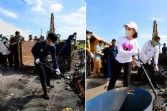 Hari Lingkungan Hidup Sedunia 2026, Amskar-Li Claudia Bersihkan Sampah
